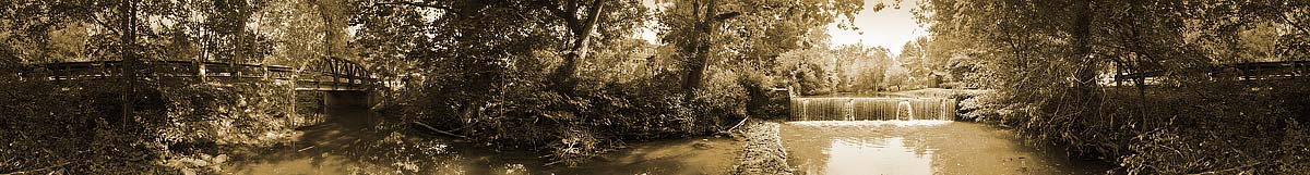 Along Woods Creek Lexington | James O. Phelps | 360 Degree Panoramic Photograph