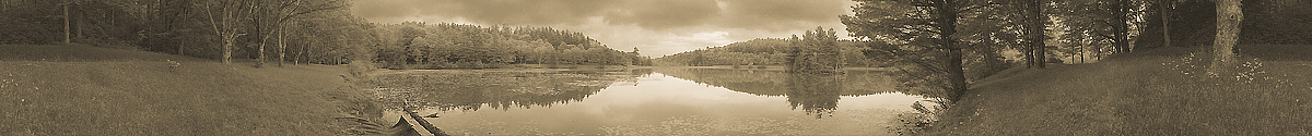 Bass Lake | The Blue Ridge Mountains of North Carolina | The Blue Ridge Parkway | James O. Phelps | 360 Degree Panoramic Photograph