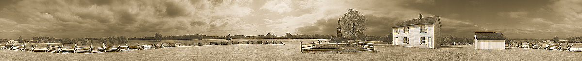 Bull Run | Manassas | Henry House Hill | James O. Phelps | 360 Degree Panoramic Photograph