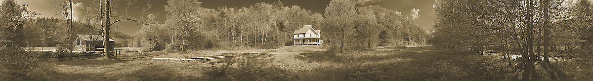 Caldwell House | Big Cataloochee Valley | Great Smoky Mountains National Park | James O. Phelps | 360 Degree Panoramic Photograph