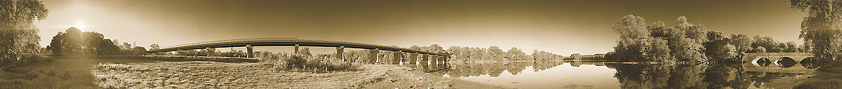 Conococheague Aqueduct | Williamsport Maryland | The C&O Canal | Potomac River | James O. Phelps | 360 Degree Panoramic Photograph