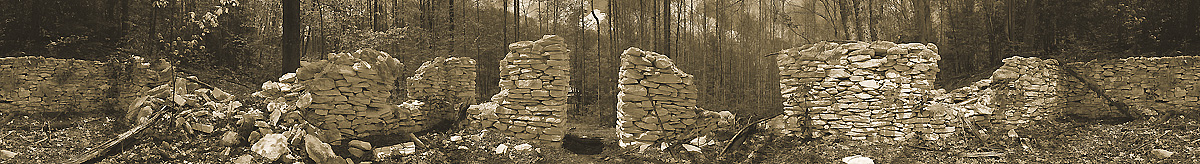 Cook Applehouse Ruins | Little Cataloochee Valley | Great Smoky Mountains National Park | James O. Phelps | 360 Degree Panoramic Photograph
