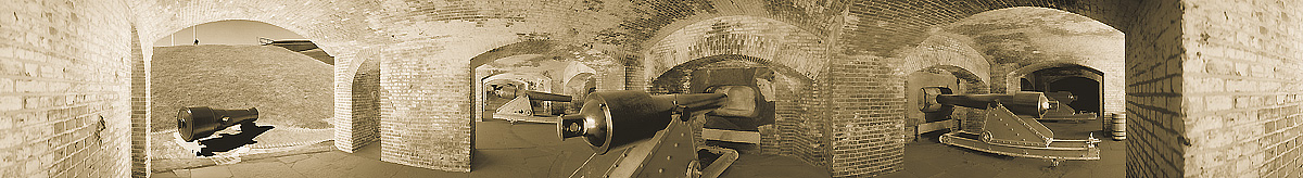 Fort Sumter | Casemates | Charleston South Carolina | James O. Phelps | 360 Degree Panoramic Photograph