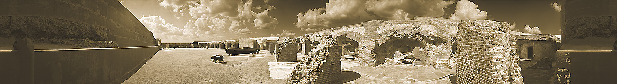 Fort Sumter | North Parade | Charleston South Carolina | James O. Phelps | 360 Degree Panoramic Photograph