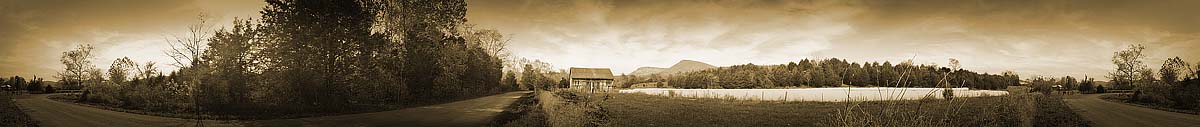 Hogback Mountain Lexington Virginia 360 Degree Panoramic Photograph