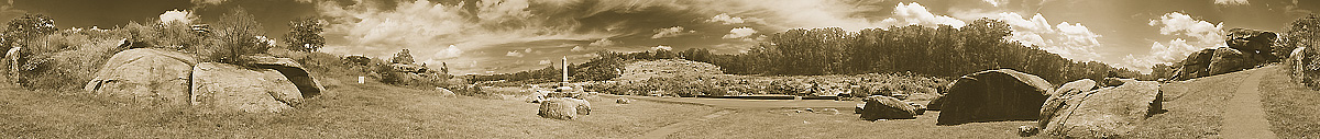 Little Round Top | Devils Den | Gettysburg | James O. Phelps | 360 Degree Panoramic Photograph