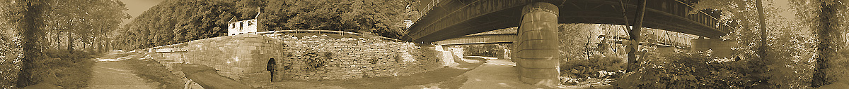 Lock 33 | The C&O Canal | Harpers Ferry | Maryland Heights | Potomac River | James O. Phelps | 360 Degree Panoramic Photograph