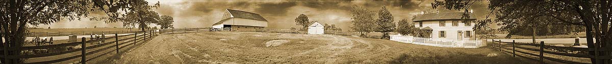 Trostle Farm | Gettysburg | James O. Phelps | 360 Degree Panoramic Photograph