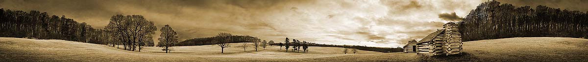Valley Forge | General Knox's Quarters | James O. Phelps | 360 Degree Panoramic Photograph