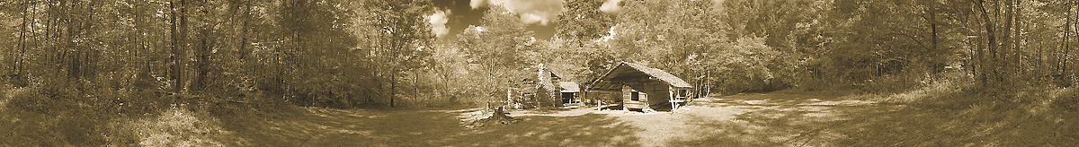 Walker Sisters' Cabin | Great Smoky Mountains National Park | James O. Phelps | 360 Degree Panoramic Photograph