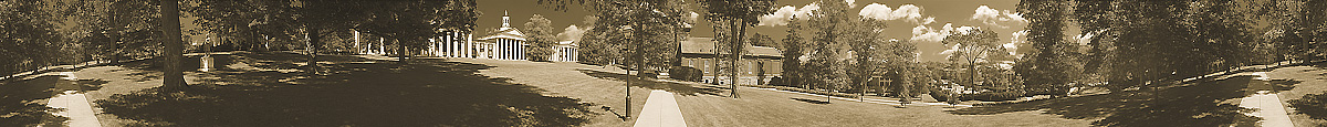 The Colonnade From The Lawn | Washington & Lee University | W&L | W and L | James O. Phelps | 360 Degree Panoramic Photograph