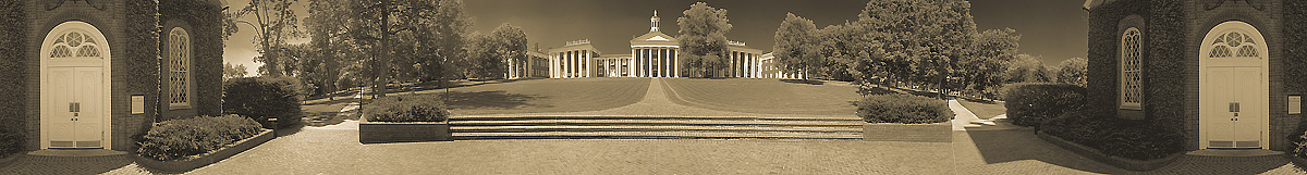 The Colonnade From Lee Chapel | Washington & Lee University | W&L | W and L | James O. Phelps | 360 Degree Panoramic Photograph